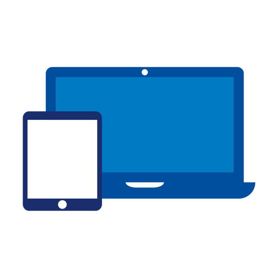 Laptop and Phone Icon