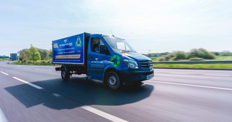 man and van lorry on the move