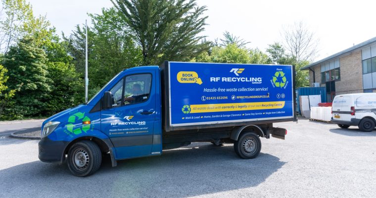 a van that collects and removes fly tipping