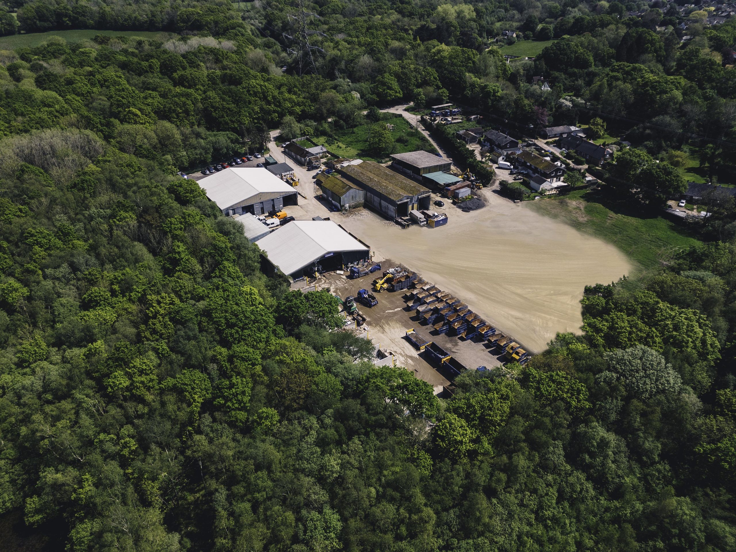 rf recycling group's recycling centre in fordingbridge
