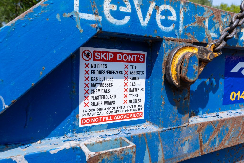 rules for loading a skip