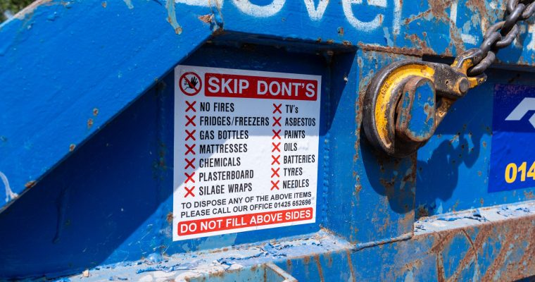 rules for loading a skip